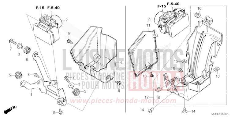 ABS-MODULATOR von Hornet 500 GRAND PRIX RED (R380) von 2026